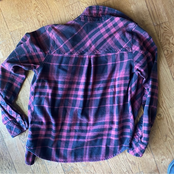 Metal Mulisha red and black flannel button up - Picture 7 of 7